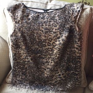 Ann Taylor leopard print top